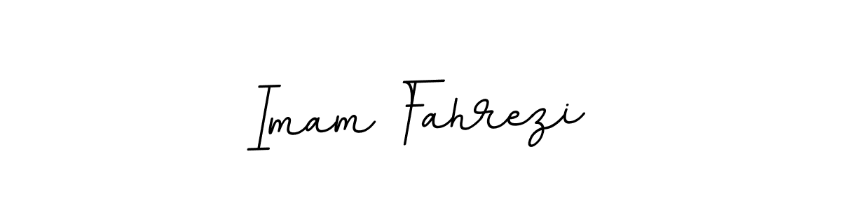 The best way (BallpointsItalic-DORy9) to make a short signature is to pick only two or three words in your name. The name Imam Fahrezi include a total of six letters. For converting this name. Imam Fahrezi signature style 11 images and pictures png