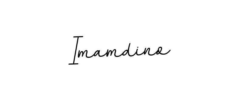 Use a signature maker to create a handwritten signature online. With this signature software, you can design (BallpointsItalic-DORy9) your own signature for name Imamdino. Imamdino signature style 11 images and pictures png