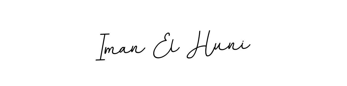 Create a beautiful signature design for name Iman El Huni. With this signature (BallpointsItalic-DORy9) fonts, you can make a handwritten signature for free. Iman El Huni signature style 11 images and pictures png