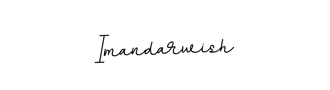 Make a beautiful signature design for name Imandarwish. With this signature (BallpointsItalic-DORy9) style, you can create a handwritten signature for free. Imandarwish signature style 11 images and pictures png