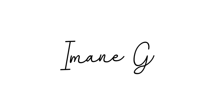 It looks lik you need a new signature style for name Imane G. Design unique handwritten (BallpointsItalic-DORy9) signature with our free signature maker in just a few clicks. Imane G signature style 11 images and pictures png