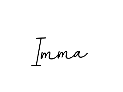 Create a beautiful signature design for name Imma. With this signature (BallpointsItalic-DORy9) fonts, you can make a handwritten signature for free. Imma signature style 11 images and pictures png