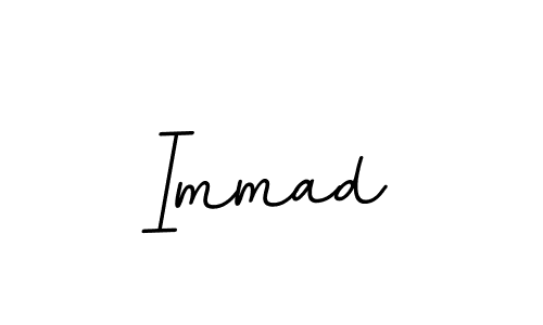 Make a beautiful signature design for name Immad. Use this online signature maker to create a handwritten signature for free. Immad signature style 11 images and pictures png