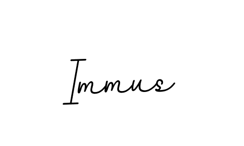 Make a beautiful signature design for name Immus. With this signature (BallpointsItalic-DORy9) style, you can create a handwritten signature for free. Immus signature style 11 images and pictures png