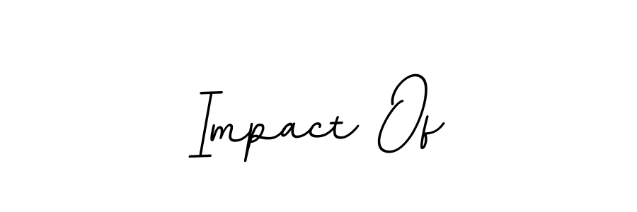 How to make Impact Of name signature. Use BallpointsItalic-DORy9 style for creating short signs online. This is the latest handwritten sign. Impact Of signature style 11 images and pictures png