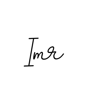 Design your own signature with our free online signature maker. With this signature software, you can create a handwritten (BallpointsItalic-DORy9) signature for name Imr. Imr signature style 11 images and pictures png