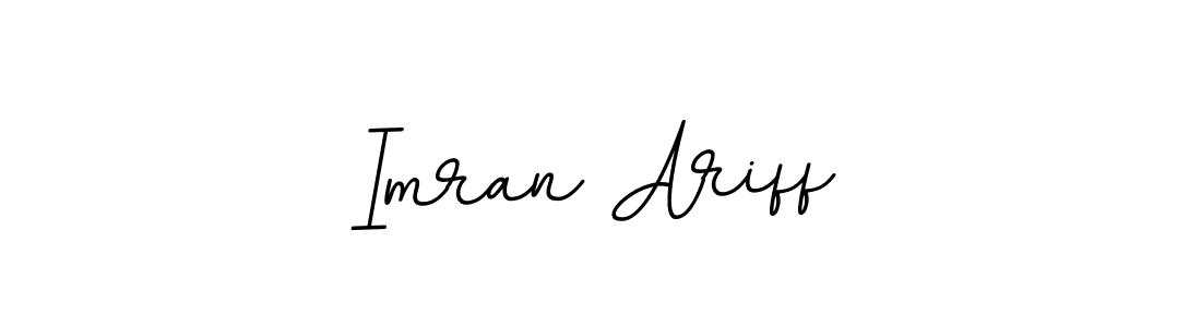 You should practise on your own different ways (BallpointsItalic-DORy9) to write your name (Imran Ariff) in signature. don't let someone else do it for you. Imran Ariff signature style 11 images and pictures png