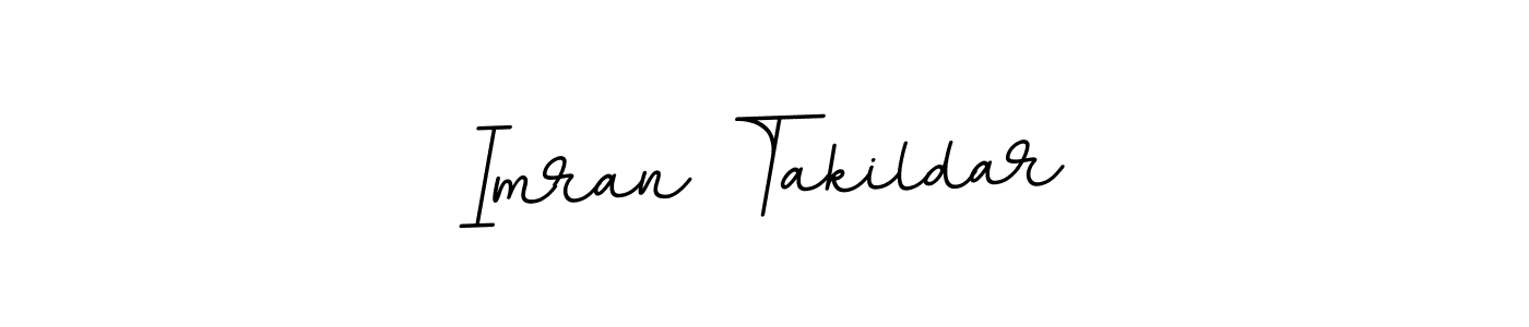 Make a beautiful signature design for name Imran Takildar. With this signature (BallpointsItalic-DORy9) style, you can create a handwritten signature for free. Imran Takildar signature style 11 images and pictures png