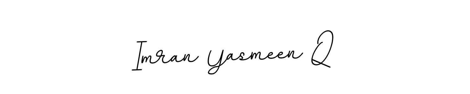 Also we have Imran Yasmeen Q name is the best signature style. Create professional handwritten signature collection using BallpointsItalic-DORy9 autograph style. Imran Yasmeen Q signature style 11 images and pictures png