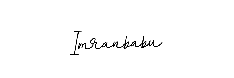 Design your own signature with our free online signature maker. With this signature software, you can create a handwritten (BallpointsItalic-DORy9) signature for name Imranbabu. Imranbabu signature style 11 images and pictures png