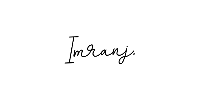 Make a beautiful signature design for name Imranj.. With this signature (BallpointsItalic-DORy9) style, you can create a handwritten signature for free. Imranj. signature style 11 images and pictures png