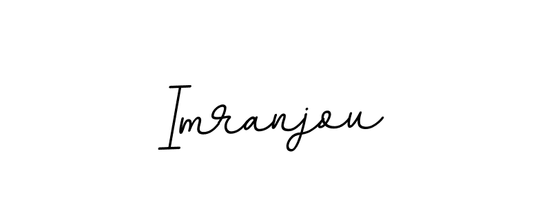 How to make Imranjou name signature. Use BallpointsItalic-DORy9 style for creating short signs online. This is the latest handwritten sign. Imranjou signature style 11 images and pictures png