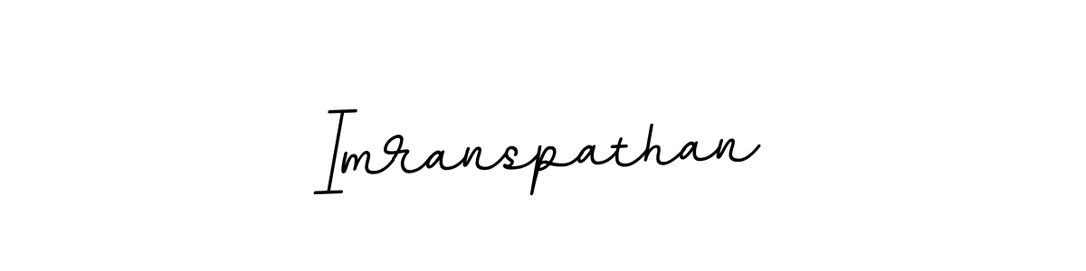 Make a beautiful signature design for name Imranspathan. With this signature (BallpointsItalic-DORy9) style, you can create a handwritten signature for free. Imranspathan signature style 11 images and pictures png
