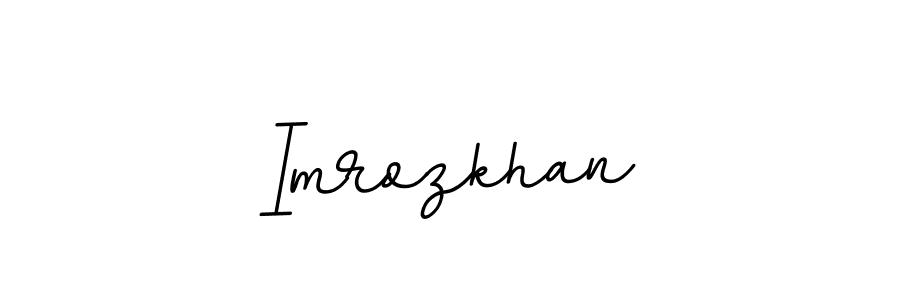 Create a beautiful signature design for name Imrozkhan. With this signature (BallpointsItalic-DORy9) fonts, you can make a handwritten signature for free. Imrozkhan signature style 11 images and pictures png