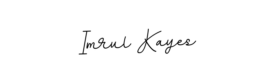 Design your own signature with our free online signature maker. With this signature software, you can create a handwritten (BallpointsItalic-DORy9) signature for name Imrul Kayes. Imrul Kayes signature style 11 images and pictures png