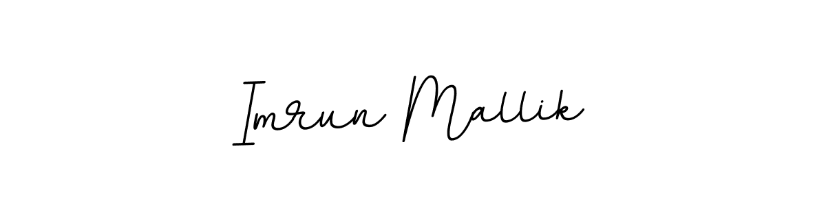 BallpointsItalic-DORy9 is a professional signature style that is perfect for those who want to add a touch of class to their signature. It is also a great choice for those who want to make their signature more unique. Get Imrun Mallik name to fancy signature for free. Imrun Mallik signature style 11 images and pictures png