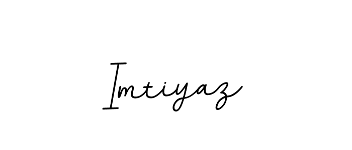 The best way (BallpointsItalic-DORy9) to make a short signature is to pick only two or three words in your name. The name Imtiyaz include a total of six letters. For converting this name. Imtiyaz signature style 11 images and pictures png