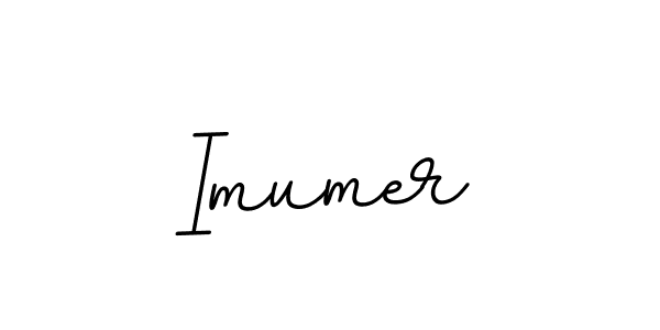 Make a beautiful signature design for name Imumer. With this signature (BallpointsItalic-DORy9) style, you can create a handwritten signature for free. Imumer signature style 11 images and pictures png