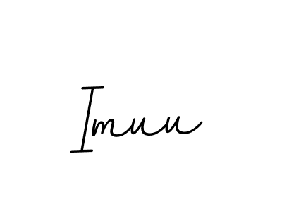 Make a beautiful signature design for name Imuu. With this signature (BallpointsItalic-DORy9) style, you can create a handwritten signature for free. Imuu signature style 11 images and pictures png