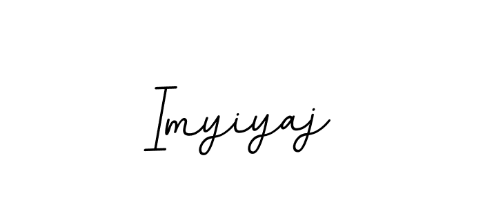 if you are searching for the best signature style for your name Imyiyaj. so please give up your signature search. here we have designed multiple signature styles  using BallpointsItalic-DORy9. Imyiyaj signature style 11 images and pictures png