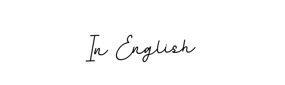 You can use this online signature creator to create a handwritten signature for the name In English. This is the best online autograph maker. In English signature style 11 images and pictures png