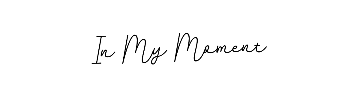 if you are searching for the best signature style for your name In My Moment. so please give up your signature search. here we have designed multiple signature styles  using BallpointsItalic-DORy9. In My Moment signature style 11 images and pictures png