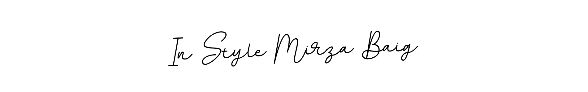 Make a beautiful signature design for name In Style Mirza Baig. Use this online signature maker to create a handwritten signature for free. In Style Mirza Baig signature style 11 images and pictures png