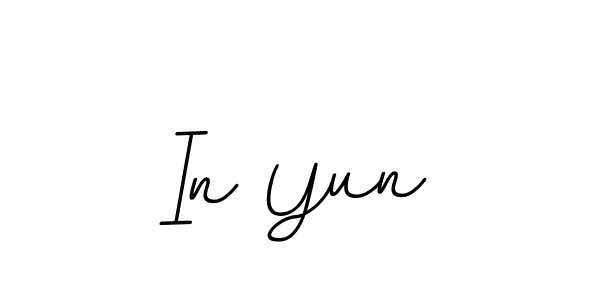 Make a beautiful signature design for name In Yun. With this signature (BallpointsItalic-DORy9) style, you can create a handwritten signature for free. In Yun signature style 11 images and pictures png