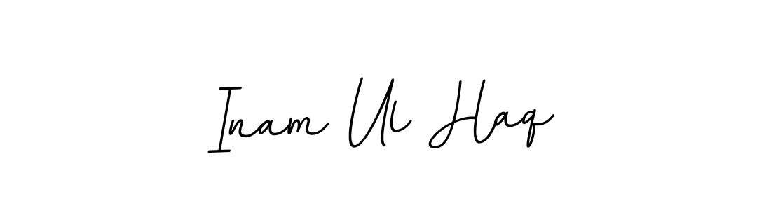 Design your own signature with our free online signature maker. With this signature software, you can create a handwritten (BallpointsItalic-DORy9) signature for name Inam Ul Haq. Inam Ul Haq signature style 11 images and pictures png