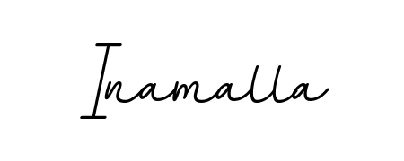 Inamalla stylish signature style. Best Handwritten Sign (BallpointsItalic-DORy9) for my name. Handwritten Signature Collection Ideas for my name Inamalla. Inamalla signature style 11 images and pictures png