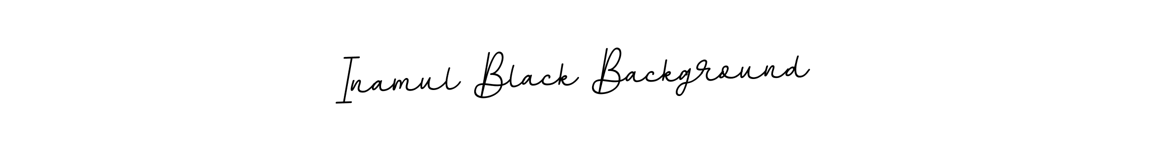 Design your own signature with our free online signature maker. With this signature software, you can create a handwritten (BallpointsItalic-DORy9) signature for name Inamul Black Background. Inamul Black Background signature style 11 images and pictures png