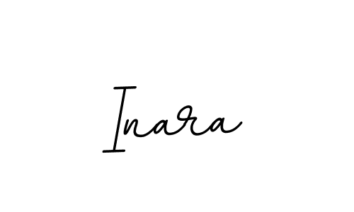 Create a beautiful signature design for name Inara. With this signature (BallpointsItalic-DORy9) fonts, you can make a handwritten signature for free. Inara signature style 11 images and pictures png