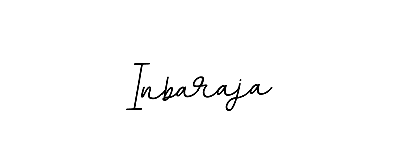 Use a signature maker to create a handwritten signature online. With this signature software, you can design (BallpointsItalic-DORy9) your own signature for name Inbaraja. Inbaraja signature style 11 images and pictures png