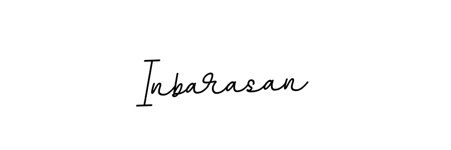 Create a beautiful signature design for name Inbarasan. With this signature (BallpointsItalic-DORy9) fonts, you can make a handwritten signature for free. Inbarasan signature style 11 images and pictures png
