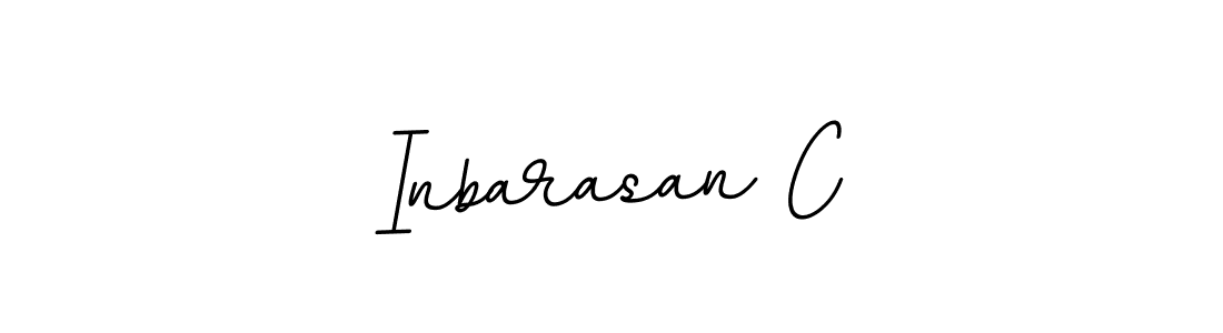 Inbarasan C stylish signature style. Best Handwritten Sign (BallpointsItalic-DORy9) for my name. Handwritten Signature Collection Ideas for my name Inbarasan C. Inbarasan C signature style 11 images and pictures png
