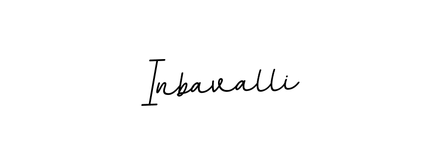 Inbavalli stylish signature style. Best Handwritten Sign (BallpointsItalic-DORy9) for my name. Handwritten Signature Collection Ideas for my name Inbavalli. Inbavalli signature style 11 images and pictures png