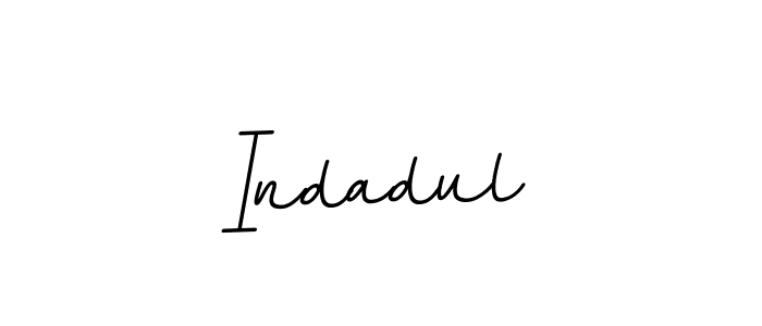 The best way (BallpointsItalic-DORy9) to make a short signature is to pick only two or three words in your name. The name Indadul include a total of six letters. For converting this name. Indadul signature style 11 images and pictures png