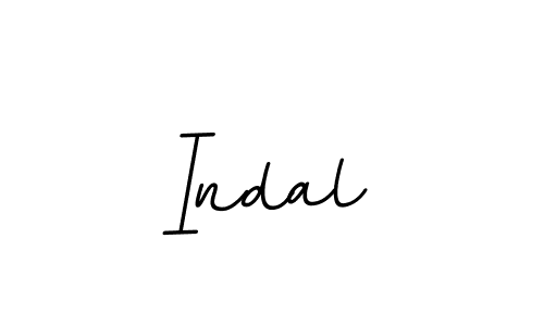 Indal stylish signature style. Best Handwritten Sign (BallpointsItalic-DORy9) for my name. Handwritten Signature Collection Ideas for my name Indal. Indal signature style 11 images and pictures png