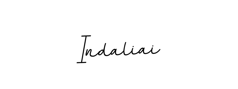 Make a beautiful signature design for name Indaliai. With this signature (BallpointsItalic-DORy9) style, you can create a handwritten signature for free. Indaliai signature style 11 images and pictures png