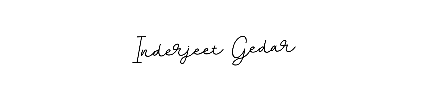 if you are searching for the best signature style for your name Inderjeet Gedar. so please give up your signature search. here we have designed multiple signature styles  using BallpointsItalic-DORy9. Inderjeet Gedar signature style 11 images and pictures png