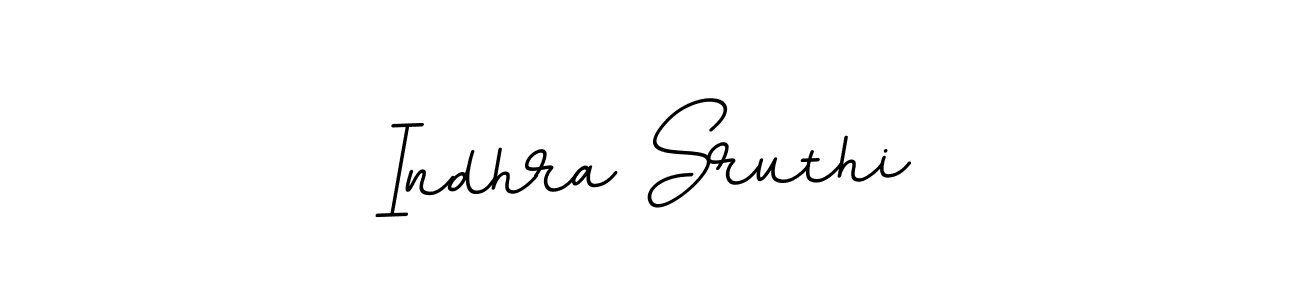 Make a beautiful signature design for name Indhra Sruthi. With this signature (BallpointsItalic-DORy9) style, you can create a handwritten signature for free. Indhra Sruthi signature style 11 images and pictures png