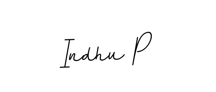 Also we have Indhu P name is the best signature style. Create professional handwritten signature collection using BallpointsItalic-DORy9 autograph style. Indhu P signature style 11 images and pictures png