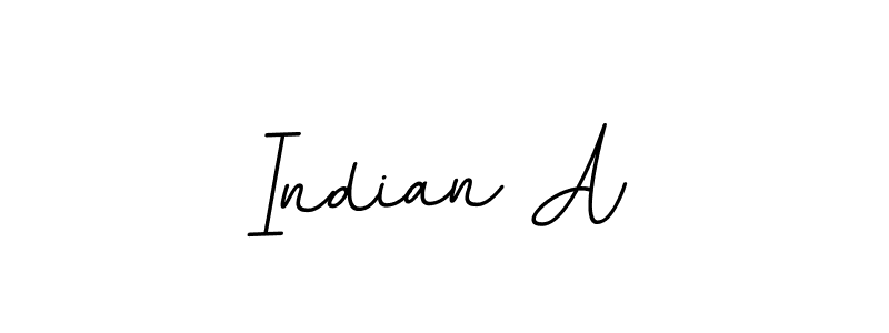 Indian A stylish signature style. Best Handwritten Sign (BallpointsItalic-DORy9) for my name. Handwritten Signature Collection Ideas for my name Indian A. Indian A signature style 11 images and pictures png