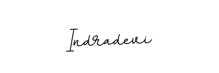 Make a beautiful signature design for name Indradevi. With this signature (BallpointsItalic-DORy9) style, you can create a handwritten signature for free. Indradevi signature style 11 images and pictures png