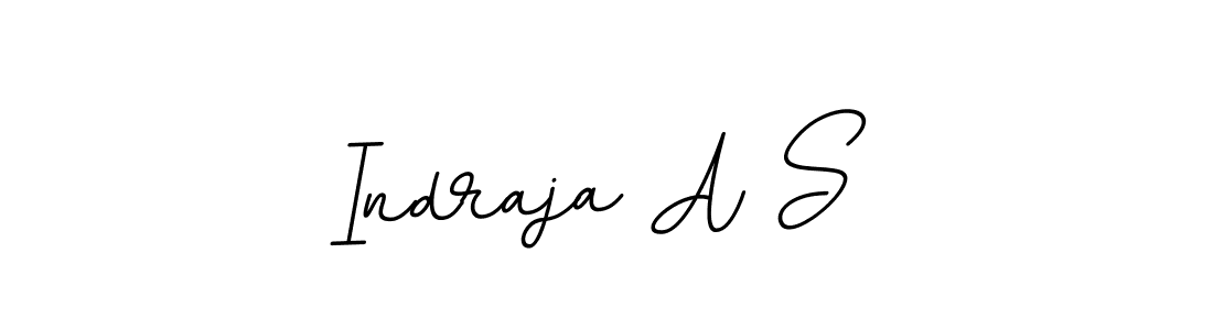 Design your own signature with our free online signature maker. With this signature software, you can create a handwritten (BallpointsItalic-DORy9) signature for name Indraja A S. Indraja A S signature style 11 images and pictures png