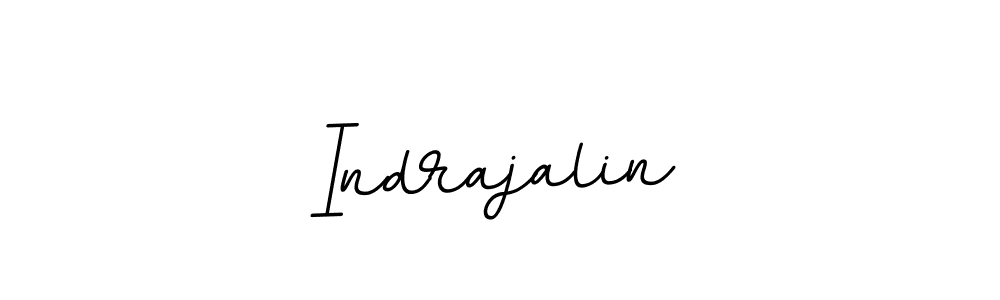 Use a signature maker to create a handwritten signature online. With this signature software, you can design (BallpointsItalic-DORy9) your own signature for name Indrajalin. Indrajalin signature style 11 images and pictures png