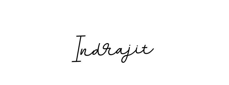 Use a signature maker to create a handwritten signature online. With this signature software, you can design (BallpointsItalic-DORy9) your own signature for name Indrajit. Indrajit signature style 11 images and pictures png