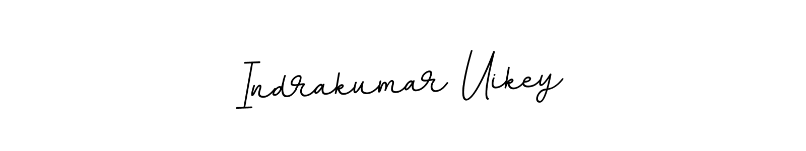 How to make Indrakumar Uikey name signature. Use BallpointsItalic-DORy9 style for creating short signs online. This is the latest handwritten sign. Indrakumar Uikey signature style 11 images and pictures png