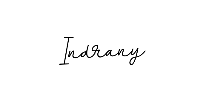 Use a signature maker to create a handwritten signature online. With this signature software, you can design (BallpointsItalic-DORy9) your own signature for name Indrany. Indrany signature style 11 images and pictures png