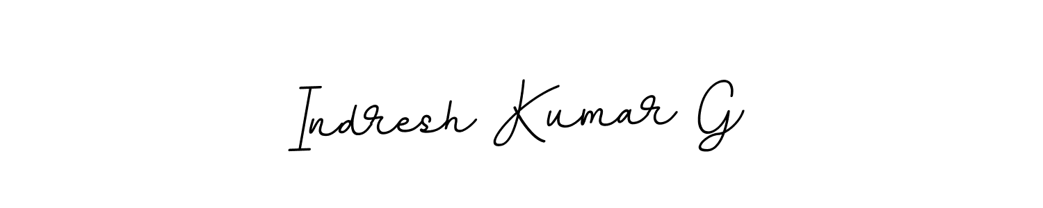 Indresh Kumar G stylish signature style. Best Handwritten Sign (BallpointsItalic-DORy9) for my name. Handwritten Signature Collection Ideas for my name Indresh Kumar G. Indresh Kumar G signature style 11 images and pictures png